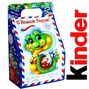 Детский подарок на Новый Год в жестяной упаковке весом 335 грамм по цене 1312 руб в Межгорье